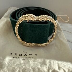 Sezane Artemis Belt Green T.80
